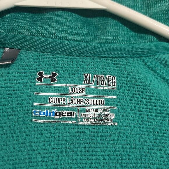 Under Armour 1/4 zip mock neck fleece pullover SZ Xlarge - Picture 8 of 10